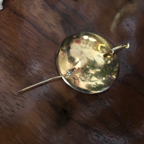 Vintage DAMASCENE Fruit Brooch Pin - Picture 4 of 4